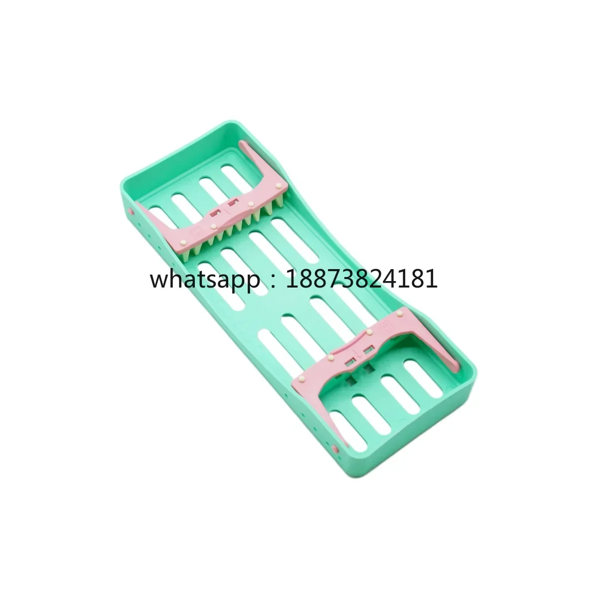 Dental Sterilization Rack 5 Slots Dental Cassette File Burs Management Autoclavable Disinfection Plate fast shipping