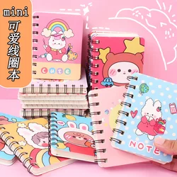 Japan Cute Little Girl Boy Coil Notepad Pocketbook Message Memo Notebook Korean Student Diary Mini Kawaii Office Simple Journal