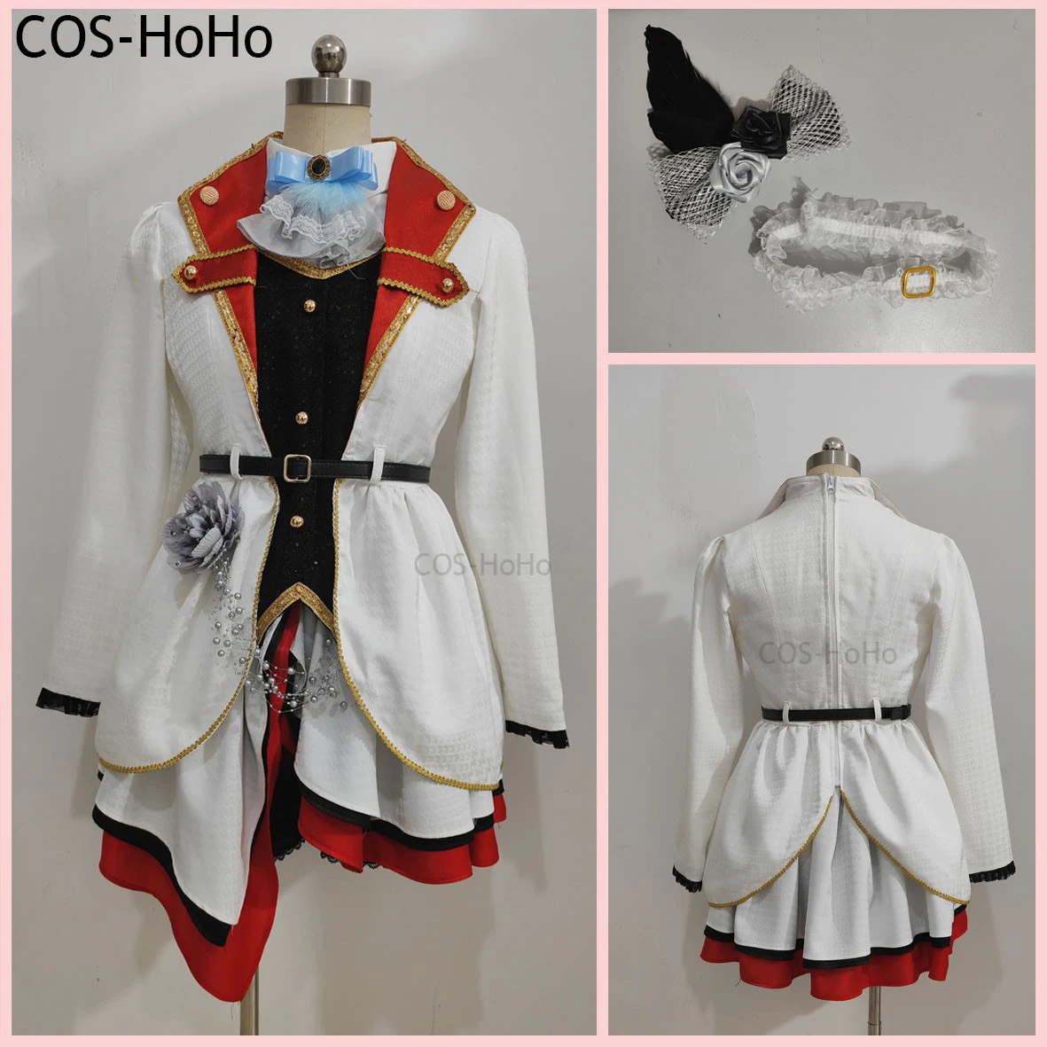 

COS-HoHo аниме Lovelive Aqours Future Ferry Ticket Concert Chika Ruby Kanan All Members SJ Game Костюм Униформа Косплей Костюм