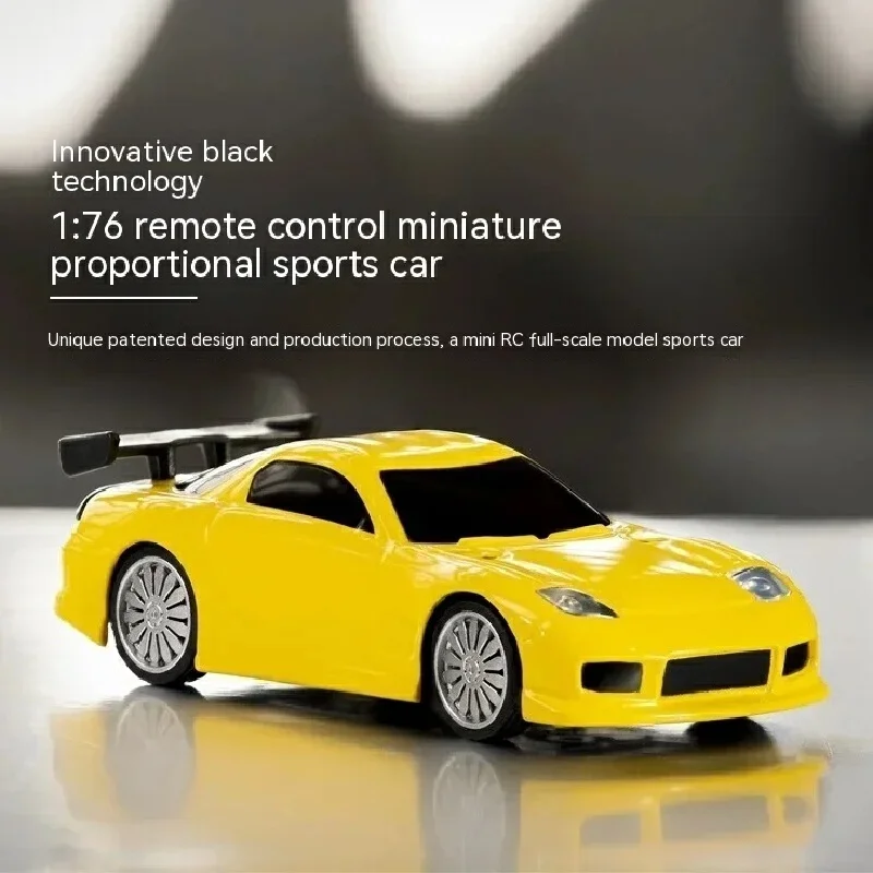 Turbo Racing 1:76 Mini Rc Car Full Scale Desktop Remote Control Toy Car C71 Track Racing Rc Mini Remote Control Car Toy Gift