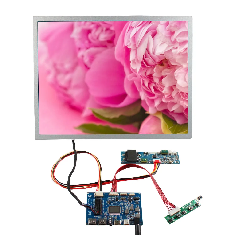 Lcd Screen Advertising 15In 1024X768 Lcd Advertising Player Screen 30Pin Lvds Display and 1024X600 Usb Tft Lcd Controller Board