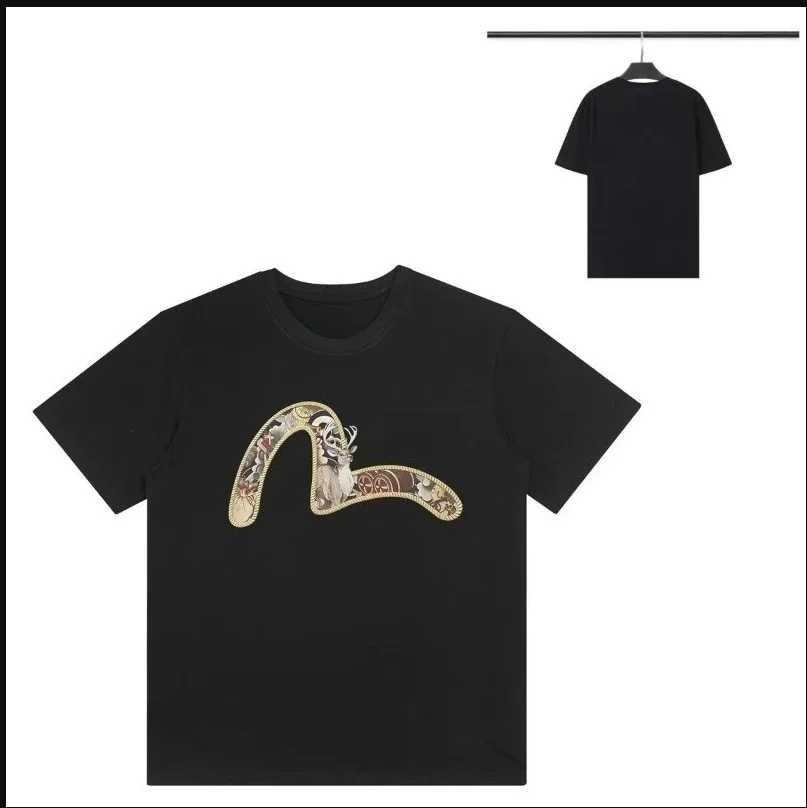 

Summer Heavy New Cotton Fashion Trendy Brand Casual Round Neck Printing Ins Short Sleeve Loose T-shirt Top