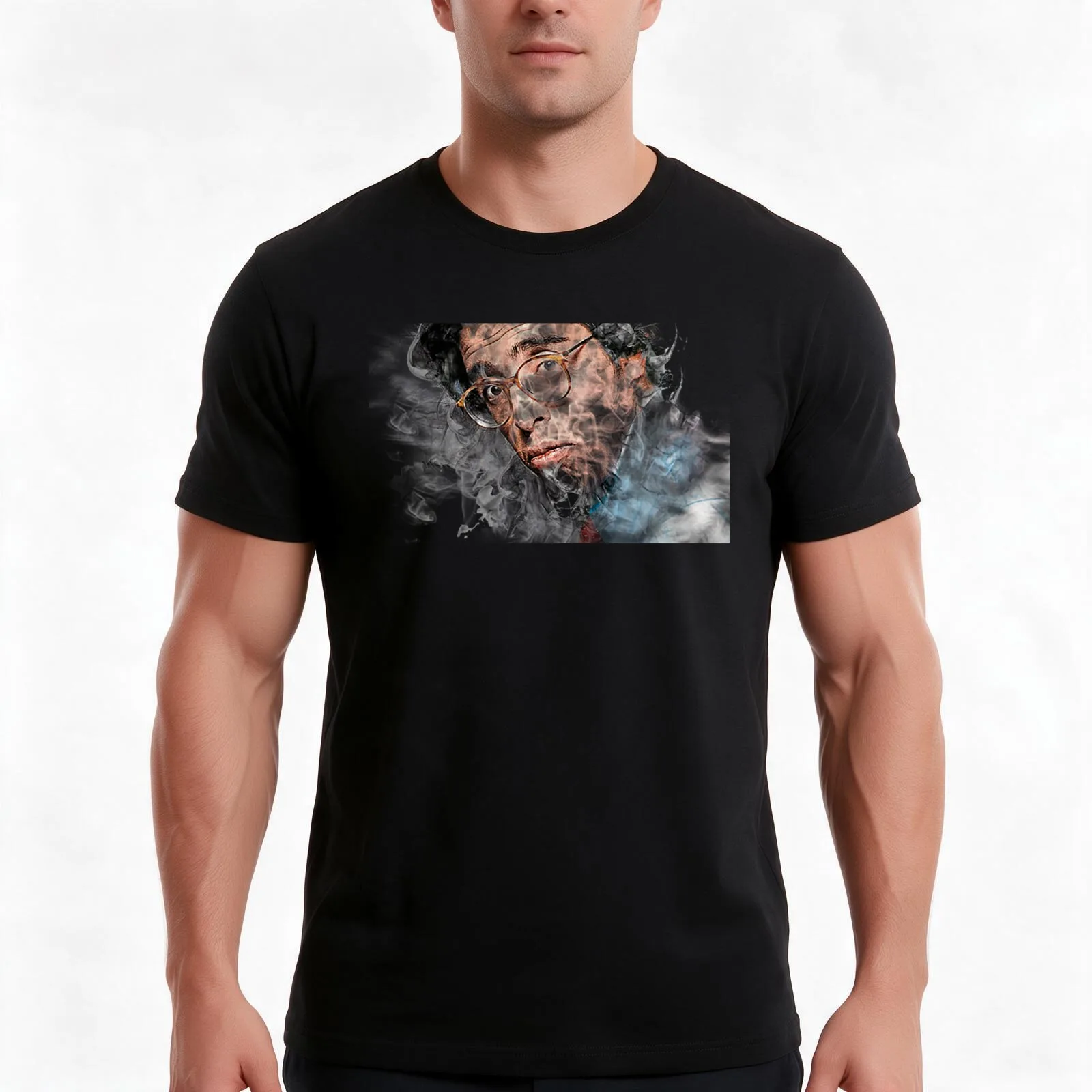 JAIME GARZ?N, LAWYER T-Shirt, Summer Casual Cotton Tee, Oversized Streetwear Tops, Vintage Graphic Print, Loose Fit Short Sleeve