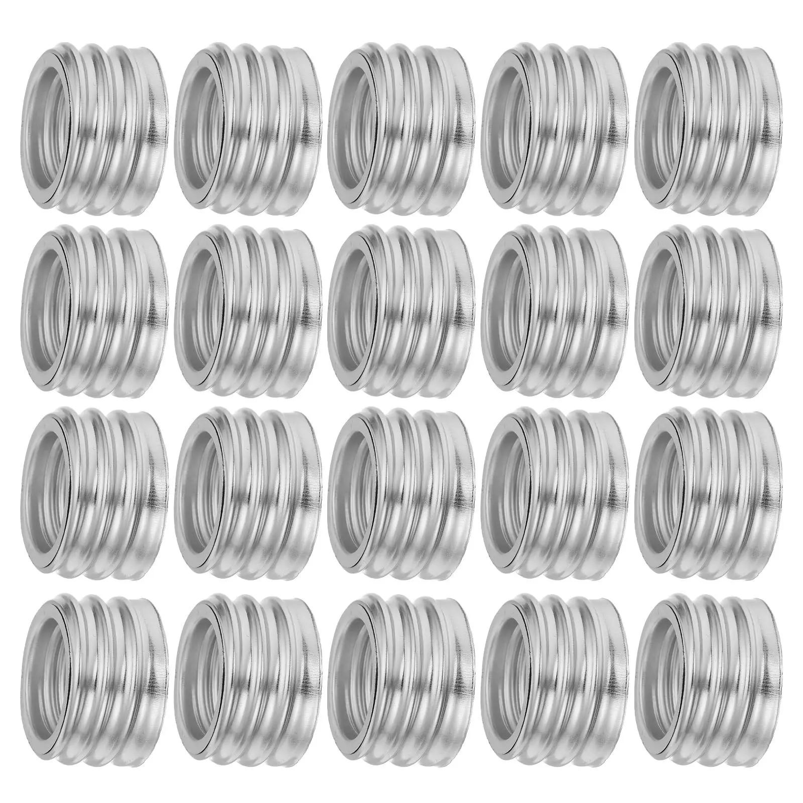 20Pcs E40 to E27 Light Bulb Socket Adapter Converter Ring Lamp Holder Converter Socket Reducer Lamp Fittings Lampshade Adapter