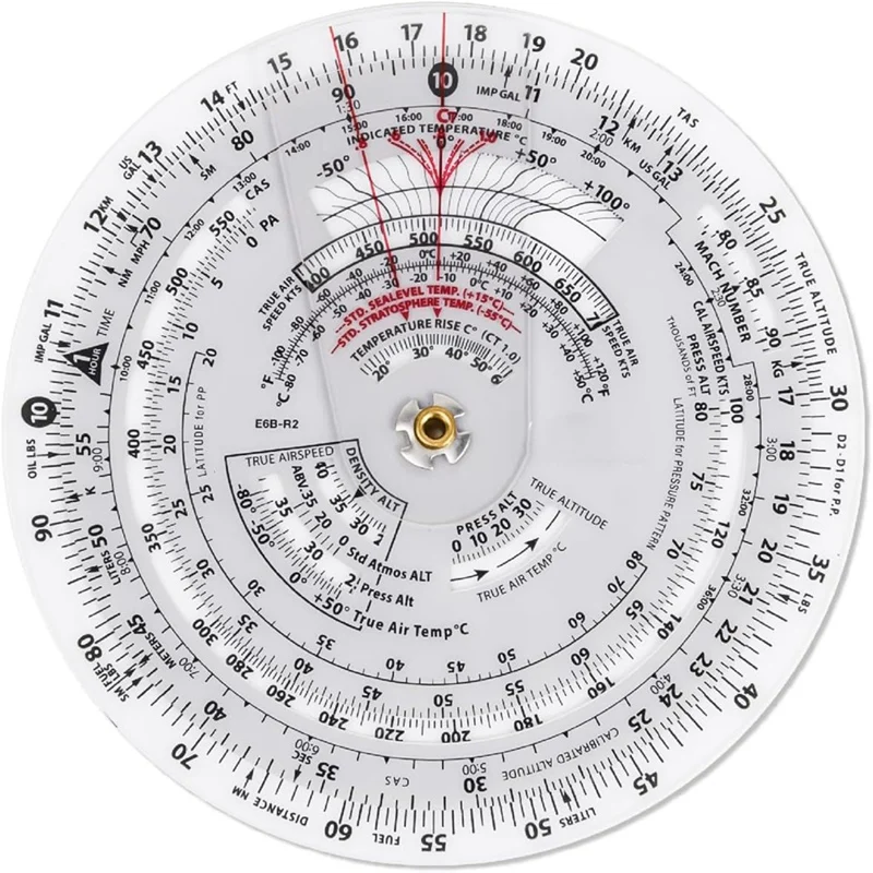 

Компьютер с круговым полетом диаметром, калькулятор полетного компьютера, стандартное обучение полету, для студентов, IFR VFR
