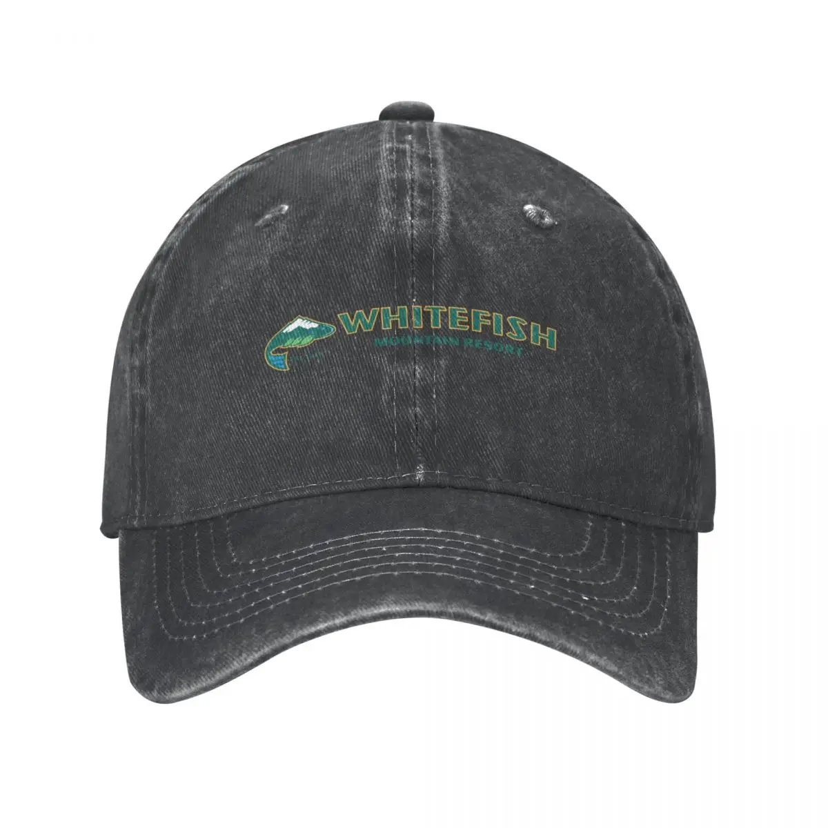 Whitefish mountain resort Cowboy Hat derby hat funny hat Golf Man Mens Women's