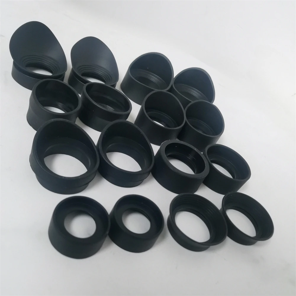 2pcs Rubber Eye Cups Guards Eye Shields for Stereo Biological Microscope Telescope Scope Eyepieces Inner Diameter 30-40mm