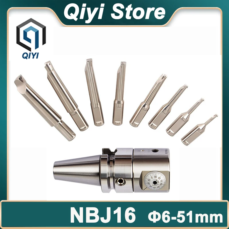 

NBJ16 Boring Tool Set BT30 BT40 BT50 NT30 NT40 R8 MTA MTB NBJ16 SK40 C20 HSK63A CNC Boring Machine Boring Cutter Tool Holder