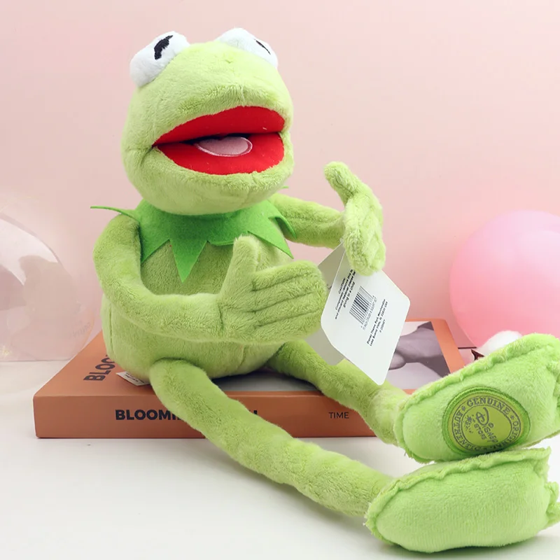 Cartoon Kermit The Frog Plush Toys Adjustable Cute Anime Things Stuffed Animals Dolls Kawaii Decor Children Birthday Xmas Gifts