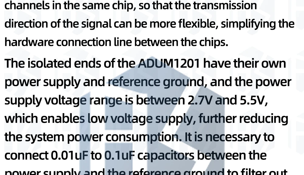 Der magnetische Isolator MCU1201 ADUM-1201 ADUM1201ARZ ersetzt den Fotokoppler für Arduino – Detail 23