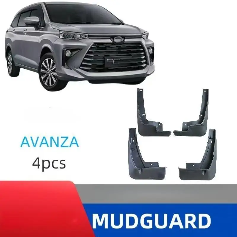

1 Set Cars Accessories Mud Guard For Avanza 2021-2025 Mudguard With Screws Durable Mud Flaps Splash Guard