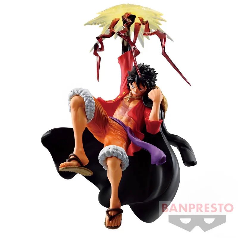 100% genuine, Bandai Eyewear Factory Nautical King BRC battle moment ONE PIECE Monchi. D. Luffy, figure model,  collection