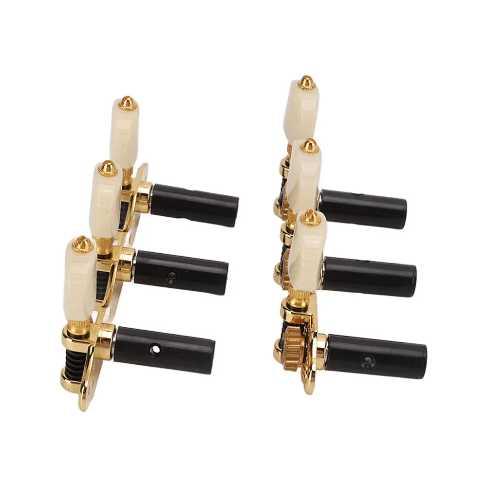 3L3R Configuration Classical Guitar Tuners Heavy Duty Internal Gear Dragon Scales Design Guitar Tuning Pegs Rust Proof Metal