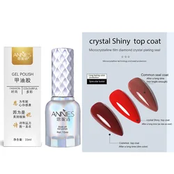 15ml Crystal Top Coat Gel Nail Polish Transparent Soak Off UV LED Nails Art Manicure Nail Polish Varnishes Primer Function Gel