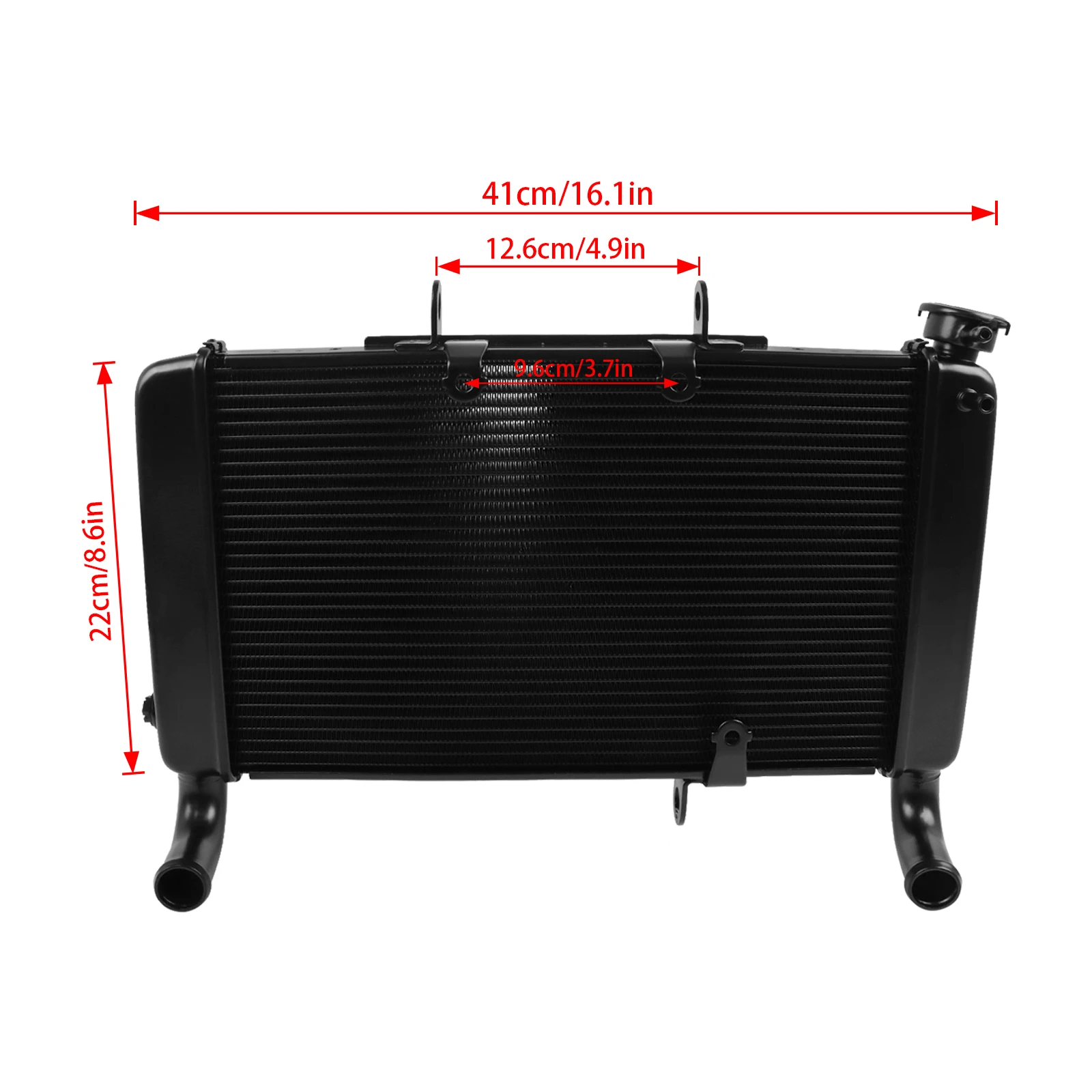 For HONDA CBR650F CBR 650F CBR 650 F 2014-2017 2018 Motorcycle Aluminium Radiator Engine Water Tank Cooler Cooling Protection view 6