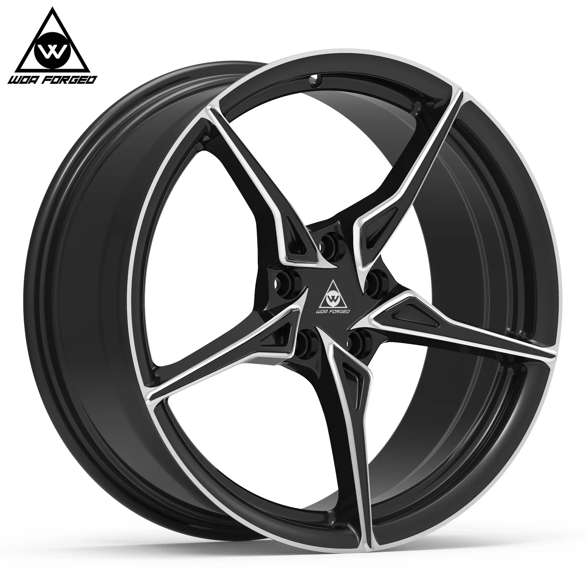 

18 19 20 21 22 23 Inch Scalpel Shaped 5-spoke Racing Car Forged Wheel Alloy Rims for Mustang Dodge Viper Hellcat