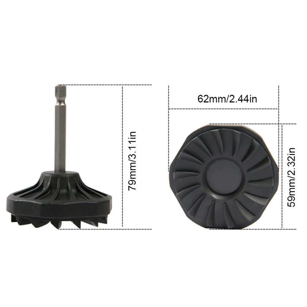 الكهربائية خيط صنارة الصيد اللفاف ABS سبيكة خيط صنارة الصيد التخزين المؤقت المحمولة خيط صنارة الصيد اللفاف لمفك البراغي الكهربائية #6