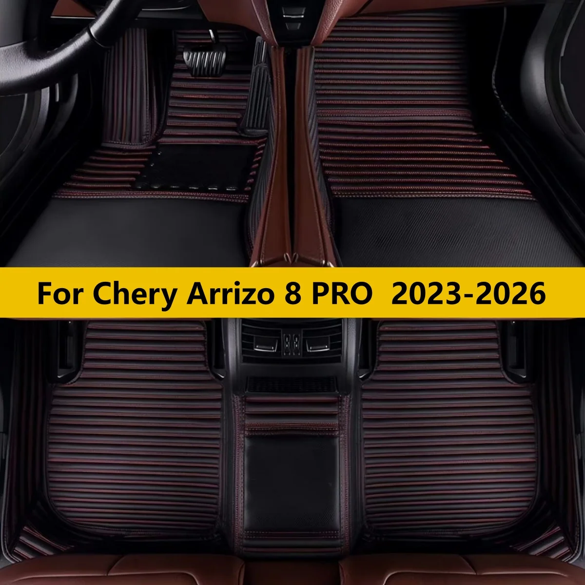 

Custom Auto Carpets Car Floor Mats For Chery Arrizo 8 PRO 2023 2024 2025 2026 Auto Foot Matts Rugs Vehicle Full Set Carpet Pads