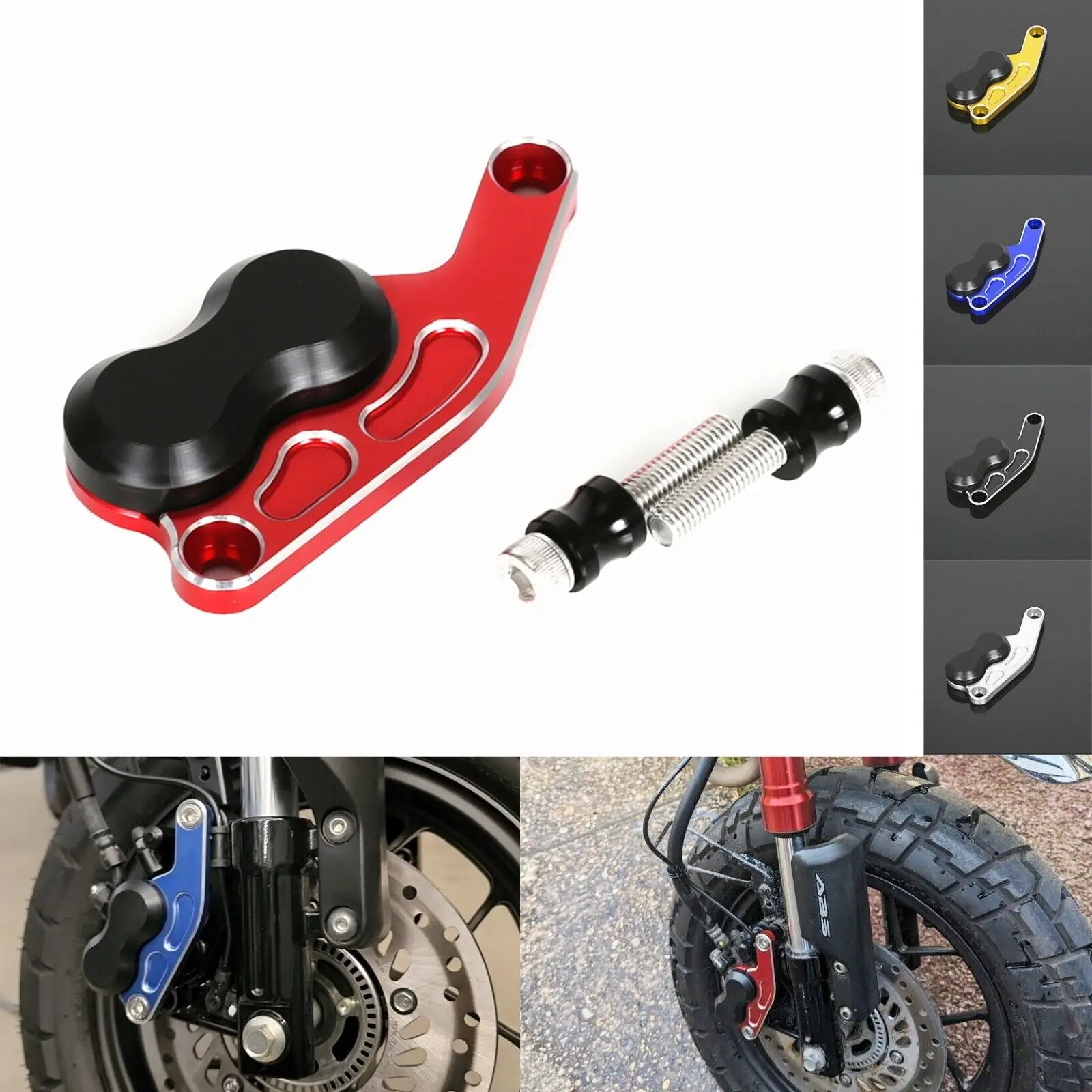 Motorcycle Front Wheel Suspension Arm Cover Brake Disc Rocker Guard Protect Slider Accessories For Honda Monkey 125 2018-2024