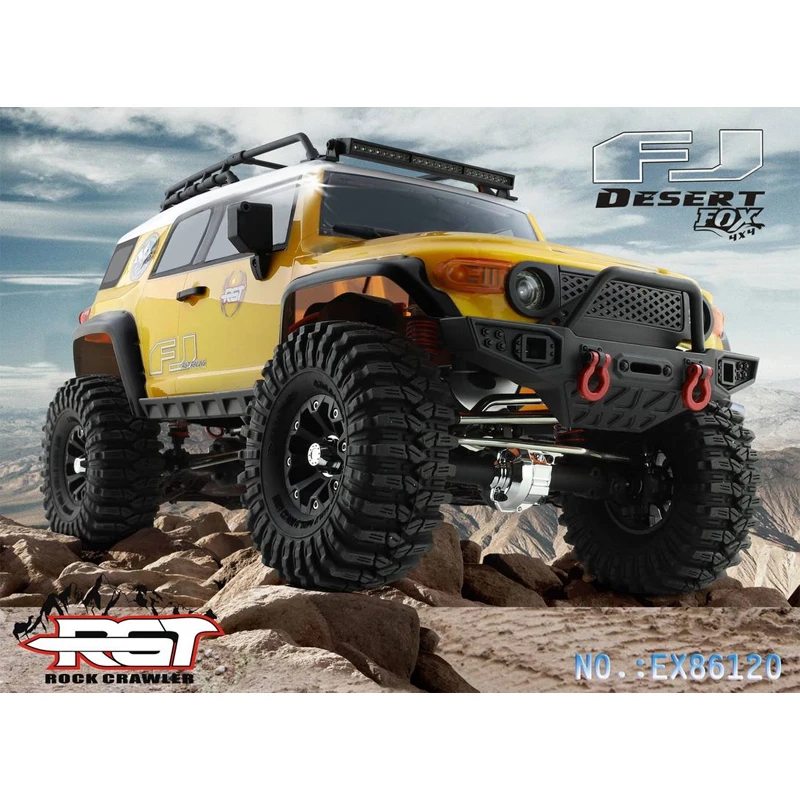 

RGT EX86120 1/10 FJ Cruiser RC Rock Crawler 4WD Professional Electric Off Road Remote Control Climbing Car For Hobby Enthusiasts