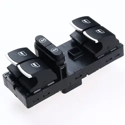 Red Light Front Driver Side Power Window Switch 7P6959857 For VW Touran Sharan 2011-2016 Touareg Seat Alhambra 2011-2016