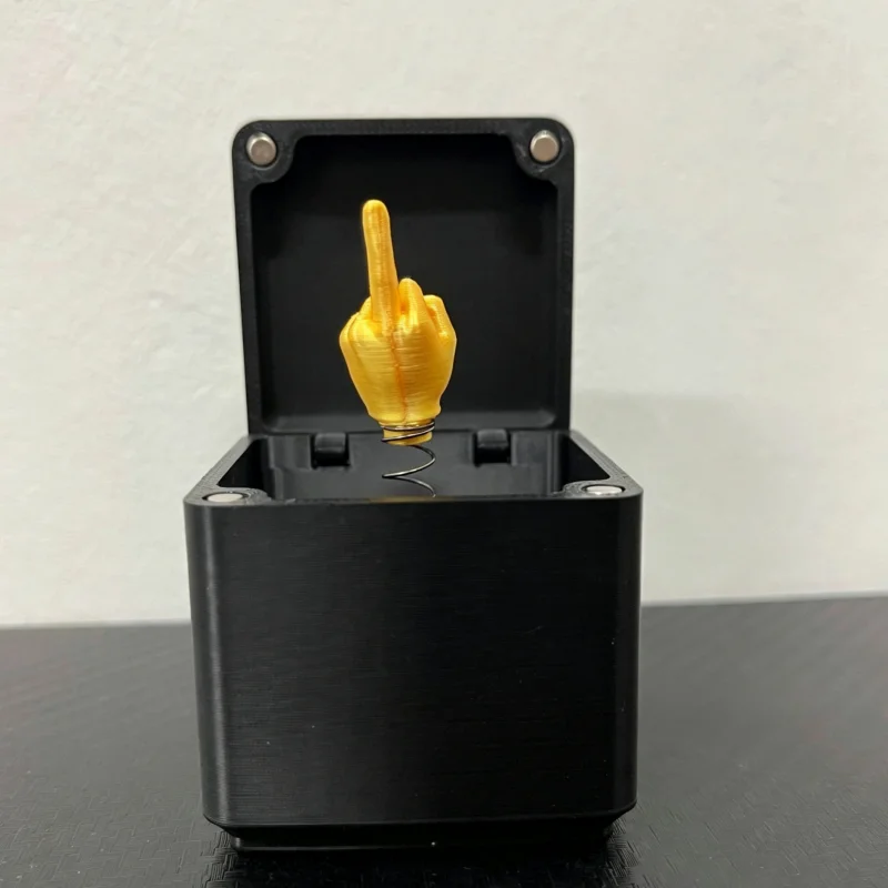 Interesting Prank Gift Middle Finger In Box Box Funny Creative Gifts Office Desk Decoration Home Decoration Gifts For Guests
