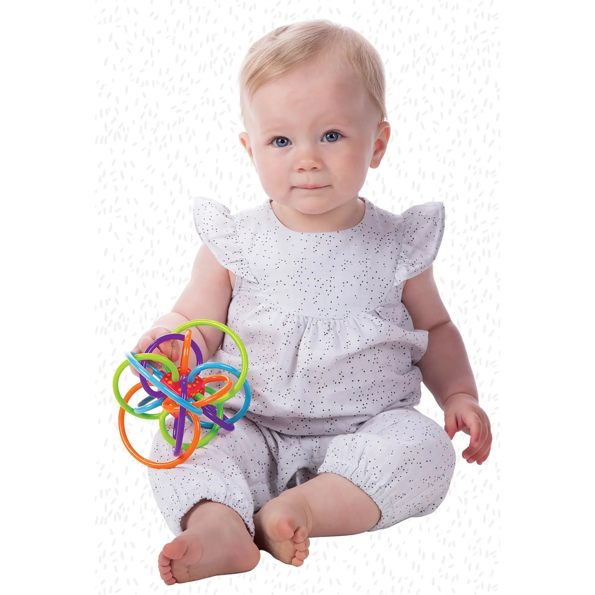 Hand Ball Teether Baby Teether Baby Silicone Toy Rattle Ball