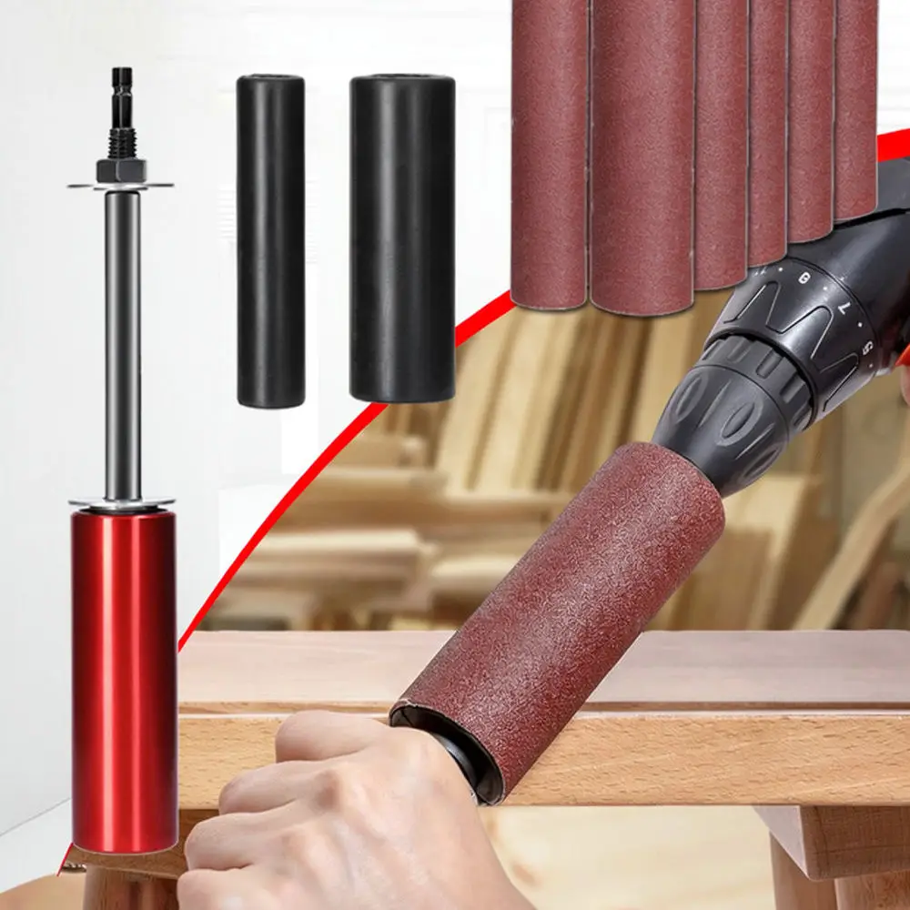 Power Drill Sanding Stick Attachment For Wood Metal Plastic Stone Grinding Polishing Electric Drill Accessory Tool