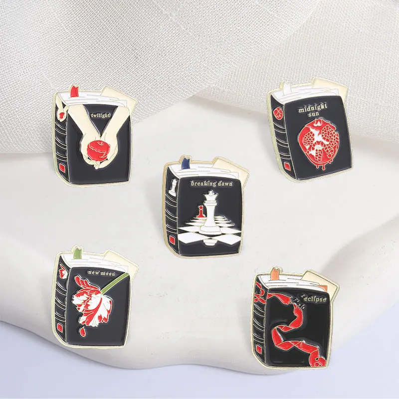 Famous Movies And Novels Enamel Pins Book Lover Metal Brooches Fashion Lapel Badge Backpack Clothes Jewelry Gift for Friends
