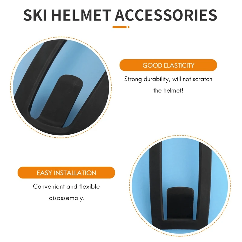 Universal Ski Helmet Accessories Helmet Goggles Belt Clip Goggles Belt Buckle