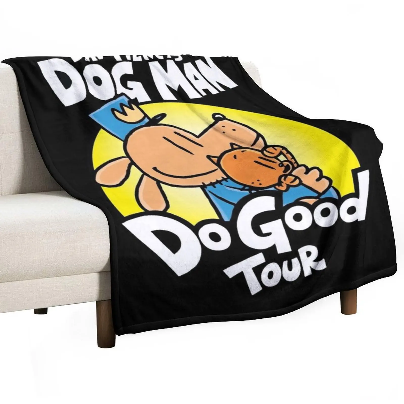 Dog Man Do Good Tour Throw Blanket Luxury Throw Summer Beddings Furry Sofas Single Heavy Blankets