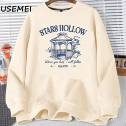 Stars Hollow Where You Lead I Will Follow Halloween Sweatshirts Dragonfly Gilmore-Girls Autumn Festival Hoodies Woman Clothing