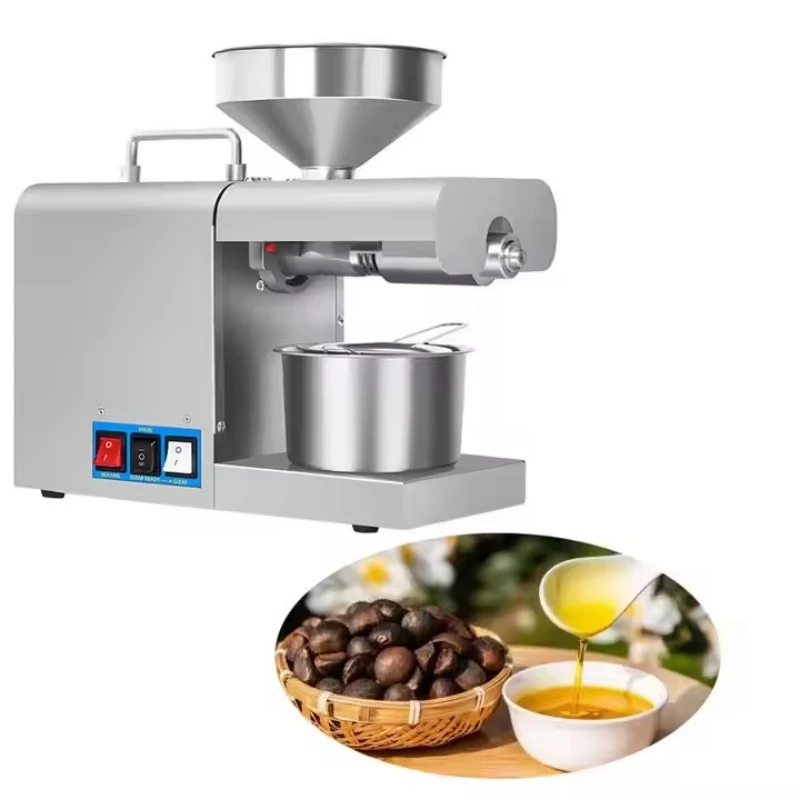 RG-311 Edible Oil Maker Stainless Steel Automatic Home/Commercial peanut Oil Press Machine