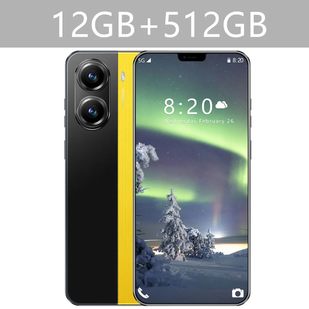 2026 Nieuwe X7 Pro Smartphone 7.0'' HD Originele Mobiele Telefoons 5G Dual Sim Mobiele Telefoons 6800mAh Android 13 Globale Versie Mobiele Telefoon - afbeelding 1