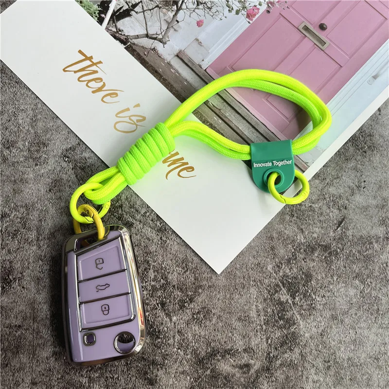 Cellphone Wrist Strap With Keyring Rope for Mobile Strap Pendant Contrasting Colors Telephone Laniere Universal Bag Lanyard image 3