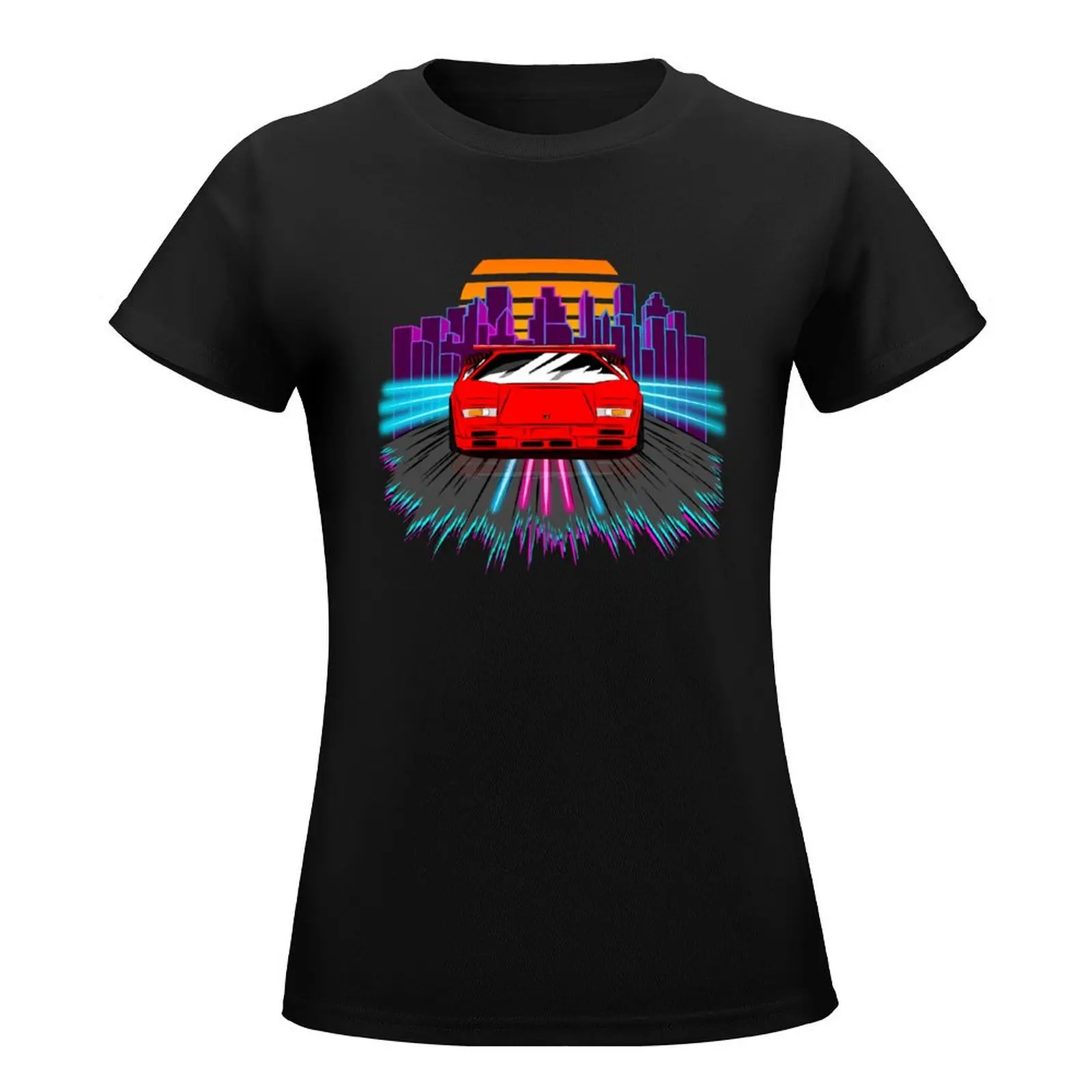 Neon Escape T-Shirt graphics shirts graphic tees t shirt Women