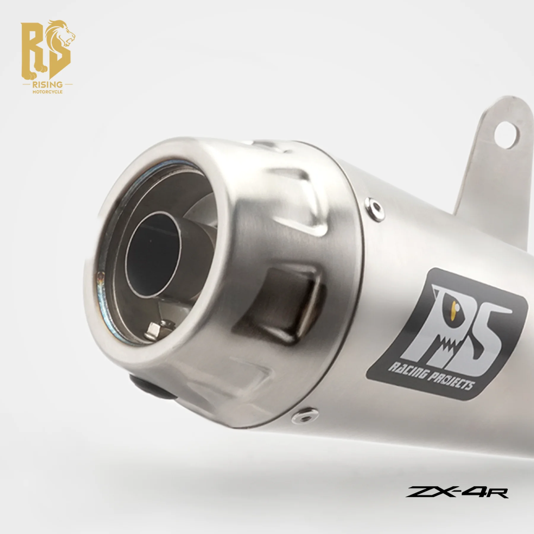 Stainless Steel Slip On Exhaust for ZX4R 2026