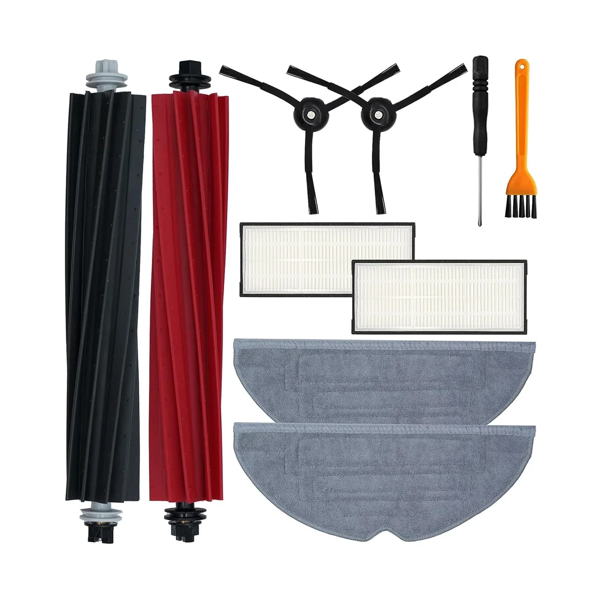 Accesorios para Robot aspirador S8 Pro Ultra, sistema de cepillo doble mejorado, cepillo principal, toallitas