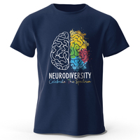 Creative Mind Map Printed 100% Cotton T-Shirt, Ultra Soft Round Neck Short Sleeve Tee for Men & Women