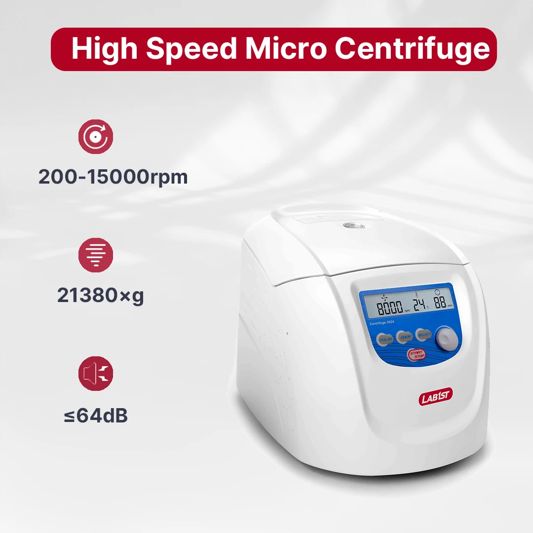 Lab1st High Speed Micro Centrifuge 15000rpm Laboratory Micro Centrifuges