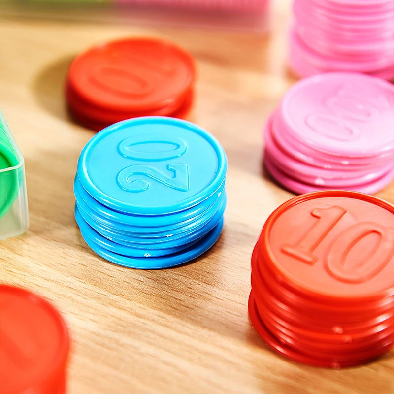 Pokerchips mit Zahlen, Zählmarkierungen, Brettspiele für Erwachsene, Kinder, Party, Karneval, lustige Gastgeschenke, Juegos De Mesas Para Alem La Familia – Detail 3
