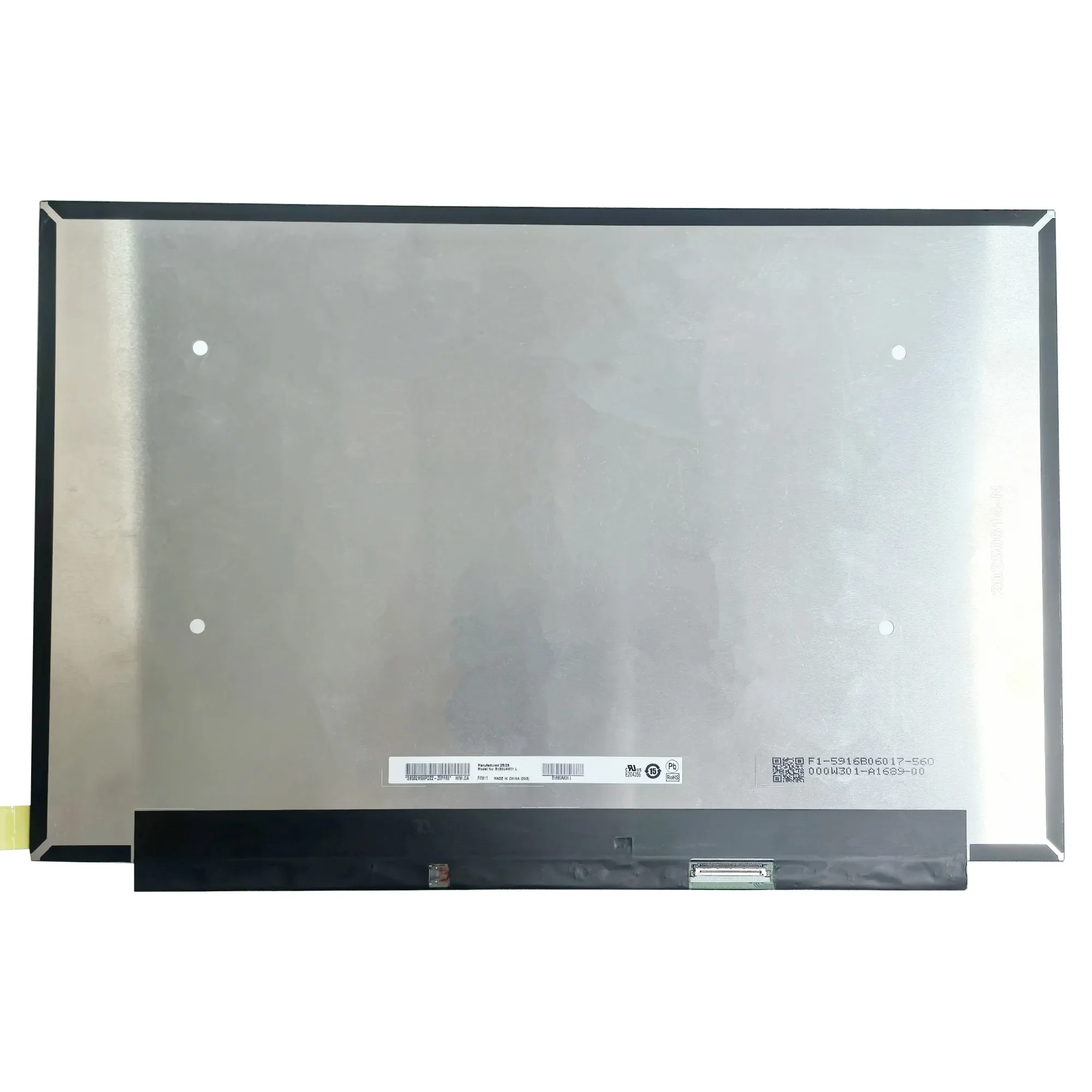 B160UAK01.L 16.0'' Laptop LCD Touch Screen Display Panel Matrix 1920*1200 EDP 40 Pins