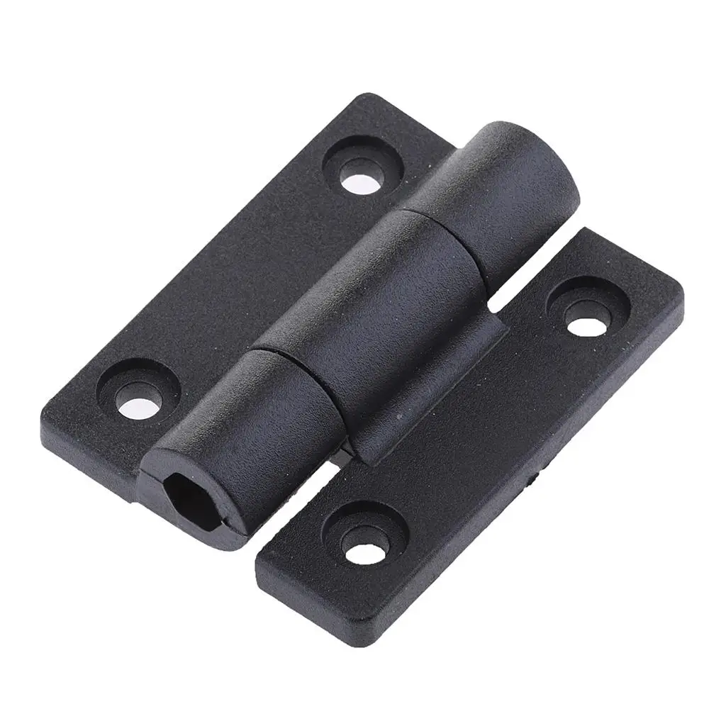56mm x 43mm Marine Boat Cabinet Door Plastic Butt Ball Bearing Hinge Black