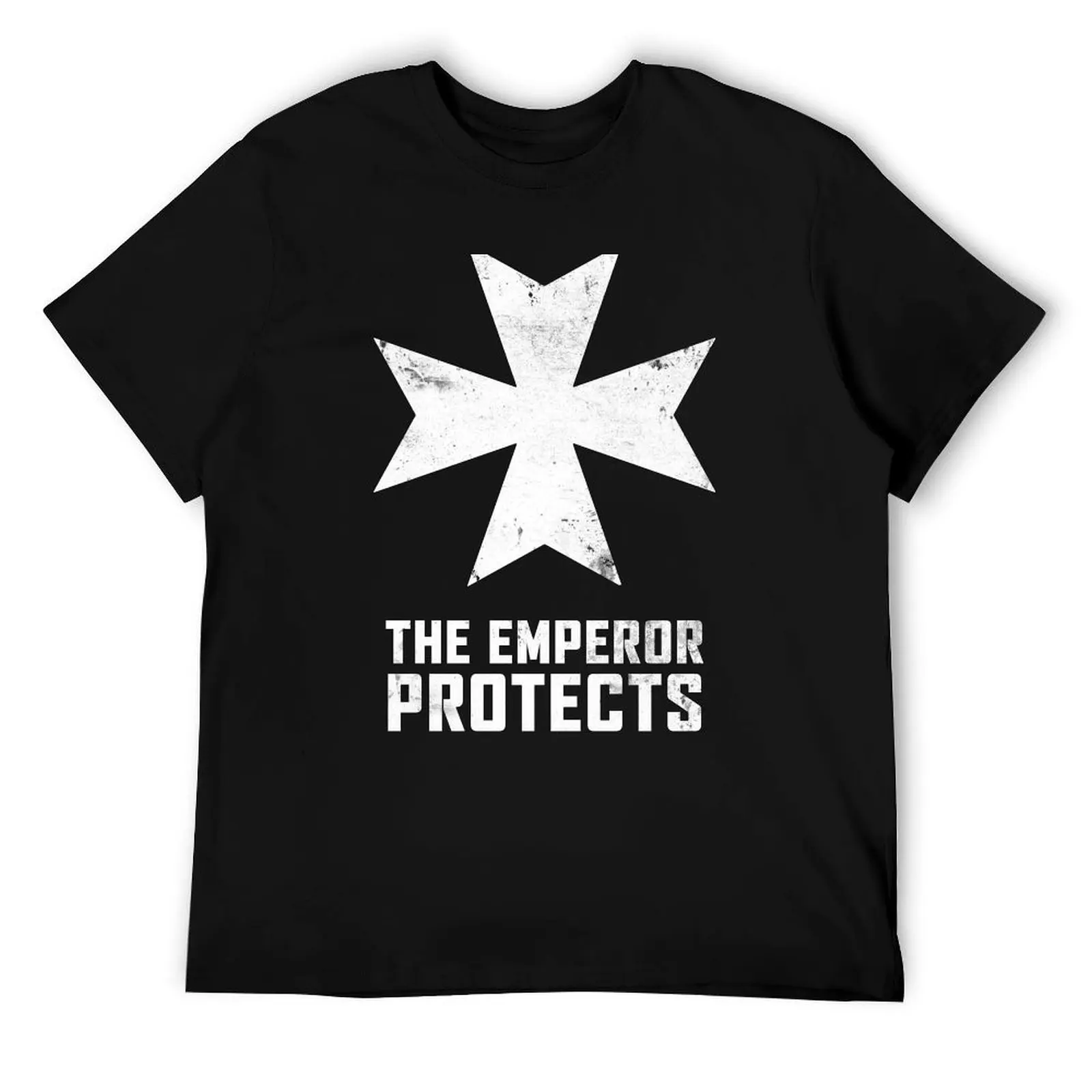 

The Emperor Protects (White) T-Shirt cotton t shirt man t shirts for man pack cotton T-Shirt