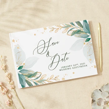 สมุดแขกส่วนบุคคลทางเลือกสำหรับของตกแต่งงานแต่งงานนายและคุณนายสมุดเยี่ยมส่งข้อความให้แขกงานแต่งงานของขวัญภาพเด็กทารกอัลบั้ม