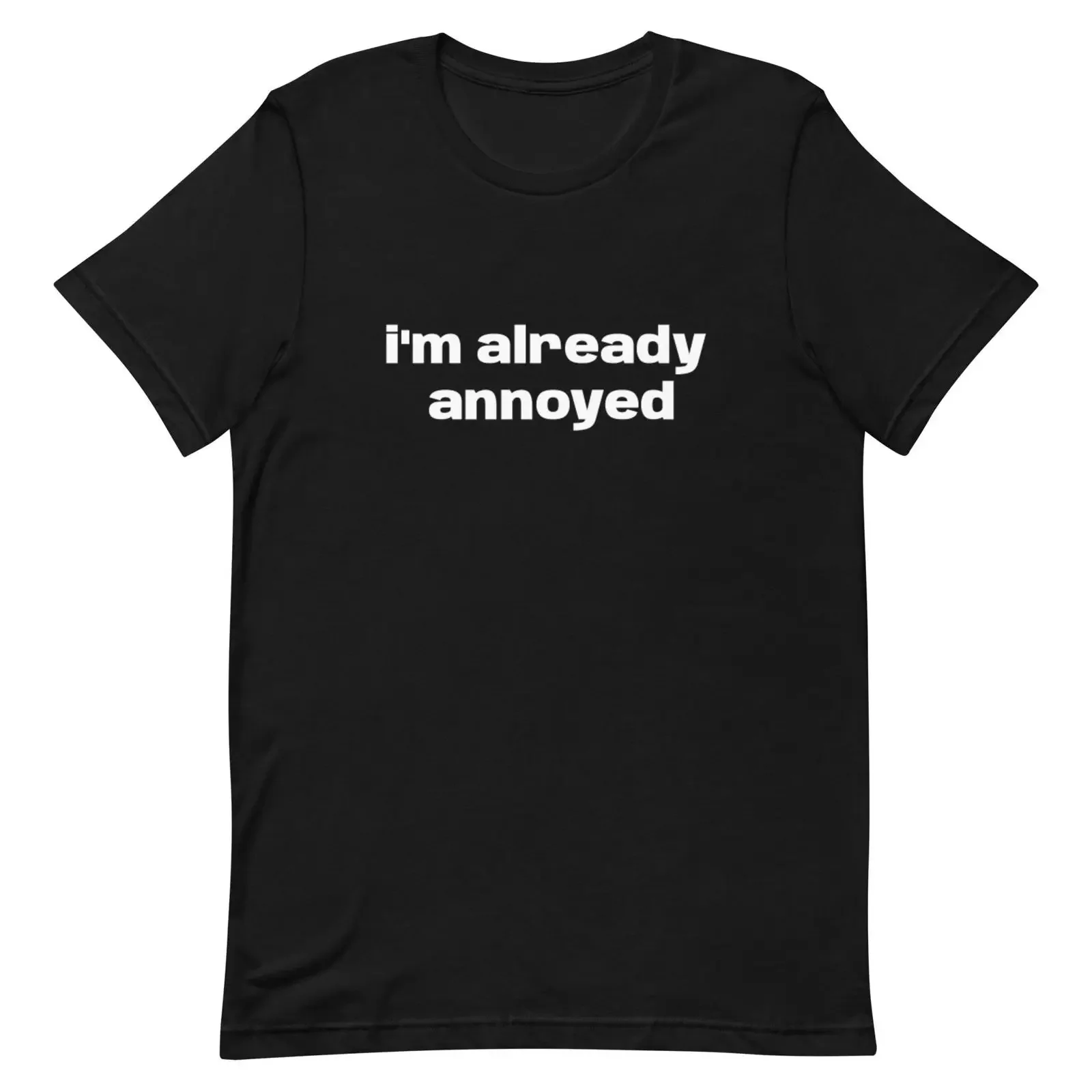 Annoyed Sarcastic T Shirt Attitude Introvert Mood vintage Washed Stretched Breathable Unisex Stylish Slightly graphic fashion