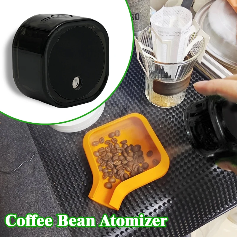 Coffee Bean Atomizer with Magnetic Base Anti-Static Automatic Spray Bottle Portable Rechargeable Practical Coffee Accessories