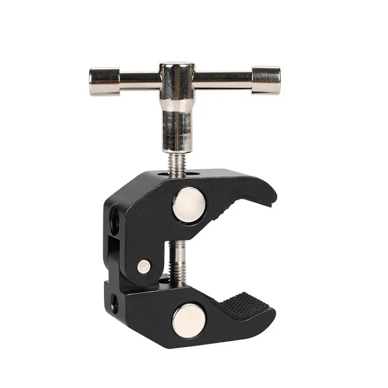 Crab Claw Clamp Tongs Pliers Clip Bracket for Camera Tripod Monopod Studio Flash Bracket Tripod Arm Camera Accessories