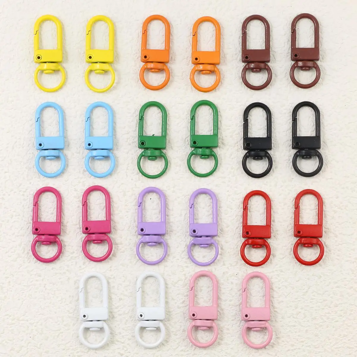 10pcs/Lot 34mm Macaron Color Clasps Hooks Green Blue Red Pink