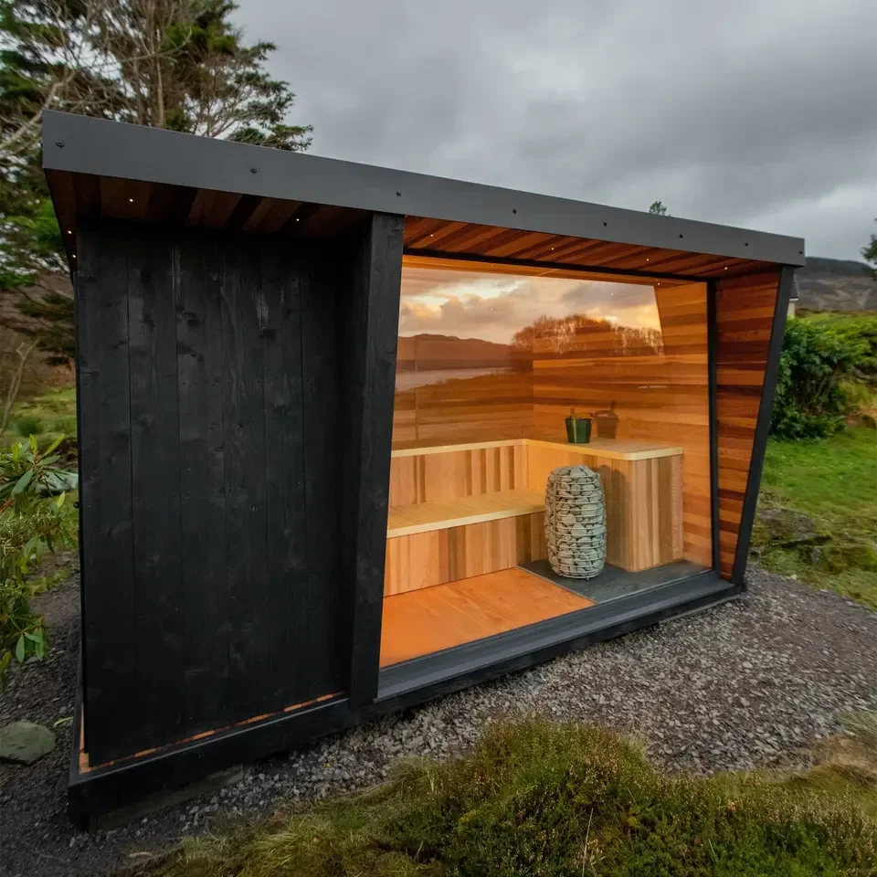 Outdoor Cube Sauna for Sale